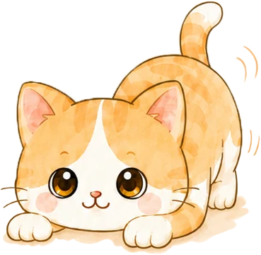 趴着的小猫插图